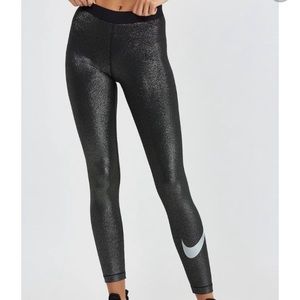 Nike Pro Metallic Leggings NWT